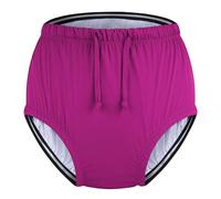 Codida Special Needs Reusable Swim Diaper - Waterproof & Leakproof Incontinence Swimwear for Toddler, Youth & Adult, Unisex Cloth Diaper Cover (Fuchsia, 10-12Years)