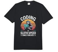 Coding at Sloth Speed Since Forever Programmer Comfort Colors Adult Heavyweight T-Shirt