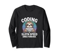 Coding at Sloth Speed Since Forever Programmer Long Sleeve T-Shirt