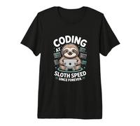Coding at Sloth Speed Since Forever Programmer Premium T-Shirt