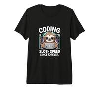 Coding at Sloth Speed Since Forever Programmer Premium T-Shirt