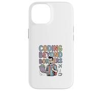 Coding Beyond Borders Remote Developer Travel Design Case for iPhone 14