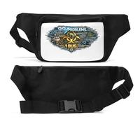 Coding Challenges and Debugging Humor Unisex Waist Bag Black