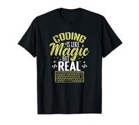 Coding is Like Magic but Real T-Shirt