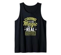 Coding is Like Magic but Real Tank Top