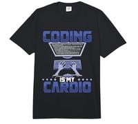 Coding is My Cardio Coder Themed Programmer Comfort Colors Adult Heavyweight T-Shirt