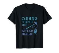 Coding is Really Just Applied Magic Tech Graphic T-Shirt