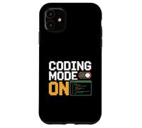 Coding Mode On Programmer Developer Debugging Case for iPhone 11