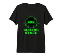 Coding Ninja Coding Coder Programmer IT PC Web Gift Premium T-Shirt