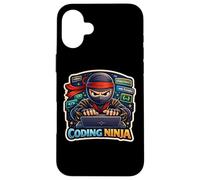 Coding Ninja Funny Coder Programmer Computer Engineer IT Fun Case for iPhone 16 Plus