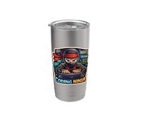 Coding Ninja Funny Coder Programmer Computer Engineer IT Fun Stainless Steel Insulated Tumbler
