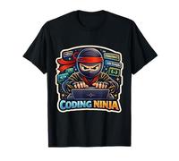 Coding Ninja Funny Coder Programmer Computer Engineer IT Fun T-Shirt