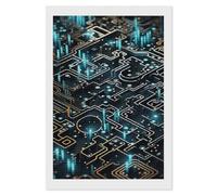 Coding Pattern Diamond Art Kits for Adults, DIY 5D Diamonds Painting Kits for Beginner, Round Full Drill Diamond Dots Painting, 8"x12" Diamonds Pictures Gem Art and Crafts Wall Decor