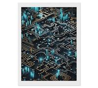 Coding Pattern Diamond Art Kits for Adults, DIY 5D Diamonds Painting Kits for Beginner, Round Full Drill Diamond Dots Painting, Diamonds Pictures Gem Art and Crafts Wall Decor 12"x16"