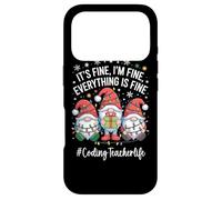 Coding Teacher Gnome Everything Is Fine Funny Christmas Case for iPhone 17 Pro