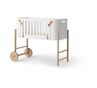 Cododo Extendible Wooden Bed with Kit White one size
