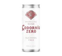 Codorniu 0.0 Percent Alcohol-Free Sparkling Rose Wine 12x250ml Cans