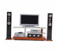 Codulu 1:12 Miniature Television Mini House Miniature Mini TV Accessories Doll House Television Dollhouse Television Miniature Dollhouse Furniture Accessories