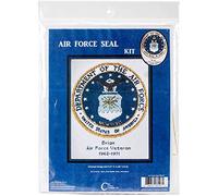 Cody Country U.S. Air Force Emblem Cross Stitch Kit-12-inch x 9.5-inch 14 Count
