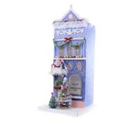 Cody Foster & Co. Santa's Purple Knitting & Haberdashery Christmas Village House