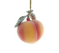 Cody Foster Orchard Fresh Georgia Peach 3 Faux Food Fruit Christmas Ornament, Multi