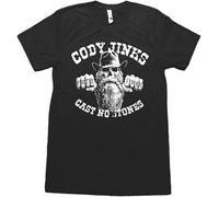 Cody Jinks Cast No Stones T Shirt Vintage Gift for Men Women Funny Tee Black