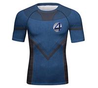 Cody Lundin Men Short Sleeve Shirt 3D Technical Print Compression Sport T-Shirt Cool Dry Base-Layer Shirt Round Collar Fantastical Sportiness Sweatshirt