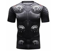 Cody Lundin Men's Compression T-Shirts,Hero Armor Sports Fitness T-Shirt, Exercise Fitness Shirts (XXL, Color-b)