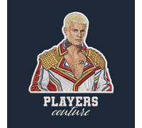 Cody Rhodes Badge Men's Hoodie - Navy / XL