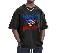 Cody Wrestler Rhodes Shirt Vintage Washed Drop Shoulder T-Shirt, Oversized Trendy Short Sleeves AEW Fan Tee for Men and Women Gift XX-Large