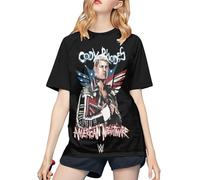 Cody Wrestler Rhodes Women's Baseball Tee - American Nightmare Wrestling Design Shirt - Casual Short Sleeve T-Shirt for WWE & AEW Fans - Gift for Women X-Large