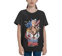 Cody Wrestler Rhodes Youth Shirt Casual Crew Neck T-Shirt, American Nightmare Wrestling Graphic Short Sleeve Tshirt for Teen AEW Fans Gift Small