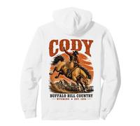 Cody Wyoming Cowboy Rodeo Western Country Pullover Hoodie