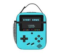 COEIOBEO Kids Lunch Box,Boys Game Console Insulated Lunch Box,Gamer Reusable Portable Lunch Bag for Teens Kids Boys School