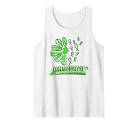 Coeliac Disease Awareness Trendy Floral Messy Brushstroke Tank Top