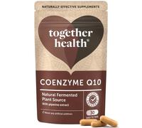Coenzyme Q10 - Together Health - Ubiquinol Co10 - Naturally Fermented - 95% Piperine - Vegan Friendly - Made in The UK - Pack of 3-90 Vegecaps