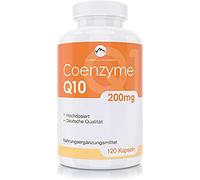 Coenzyme Q10 - Vegan - 120 HIGH DOSE Capsules with 200mg Coq10 Each
