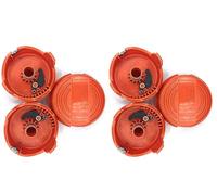 COEOPNC Pack of 6 90583594 Spool Cover Cap GH3000 Trimmer 90583594N SF-080 GH3000 GH3000R LST540 LST540B Replacement For Black and Decker Assembly Accessories