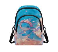 COEQINE Axolotl Crossbody Bag Adjustable Shoulder Strap for Women Travel Small Shoulder Bags For Womens Cell Phone Wallet Case Art Tote Handbags For Woman Birthday Christmas Gifts