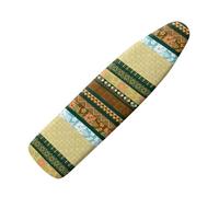 COEQINE Boho Floral Print Ironing Board Cover Lightweight Dortable Tribal Western Ethnic Pattern Ironing Board Dust Cover
