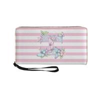 COEQINE Butterfly Wallet Purse for Women Leather Initial Wallet Purse with Credit Card Slots Cell Phone Case with Handles for Travel Accessories