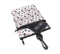 COEQINE Cute Dog Paw Print Golf Balls Bag for Sport Carry Bags Holder Pet Lovers on Courses Suitable men and women to store golf accessories