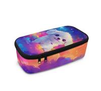 COEQINE Cute Pencil Case for Girls 12-14 Middle School Kawaii Dog Print High Capacity Holder Box Storage Bag Desk Organizer Pouch Pen for Middle School Office College