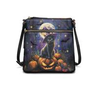 COEQINE Leather Purses For Ladie Waterproof Tote Bag Studing Gnost Bucket Handbag Bag Leather Shoulder Bag Intellectual Mystical Style School Friendly
