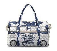 COEQINE Monterrey Van Car Travel Duffel Bag for Men Quilted Tote Bag