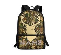 COEQINE Personalized Backpack for Boys 4-6-8-10 Kids School Bag For Boys Elementary-School Front Zipper Pocket Storage Camo Bookbag For Kid Multi Section Storage fpr Travel Use