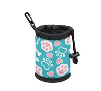 COEQINE Puppy Training Treats Soft for Small Puppies Dog Training Pouch For Treats Drawstring Clip Holder Carrying Handbags for Toys Food