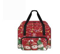 COEQINE Sewing Machine Case Hard Bottom with Daisy Mushroom Print Tote Bag for Sew Machines with Front Zipper Pocket for Most Standard