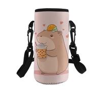 COEQINE Water Bottle Kids Girls With Adjustable Strap Insulated Water Bottle Carrier Holder Bag For School Stainless Steel/Glass/Plastic Bottles Fit Bicycle