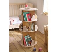 COEUR 3-Tier Rotating Bookshelf pale pink